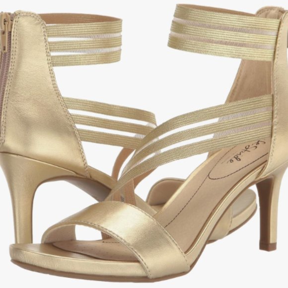 NEW Life Stride Womens Mystique Pump 3 inch heel soft gold Sz 7 - Picture 6 of 7